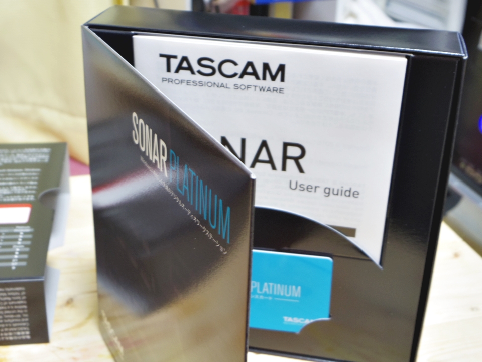 Tascam Sonar Platinum導入レポート 開梱編 ライフタイムフリー あっちこっちdtmぶろぐ